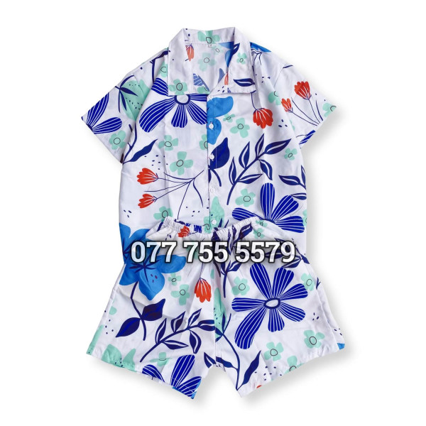 Bộ Đi Biển Kate Thái - Hoa - Đồng Phục Nhóm Lớp Team Building Vải Mềm Mát